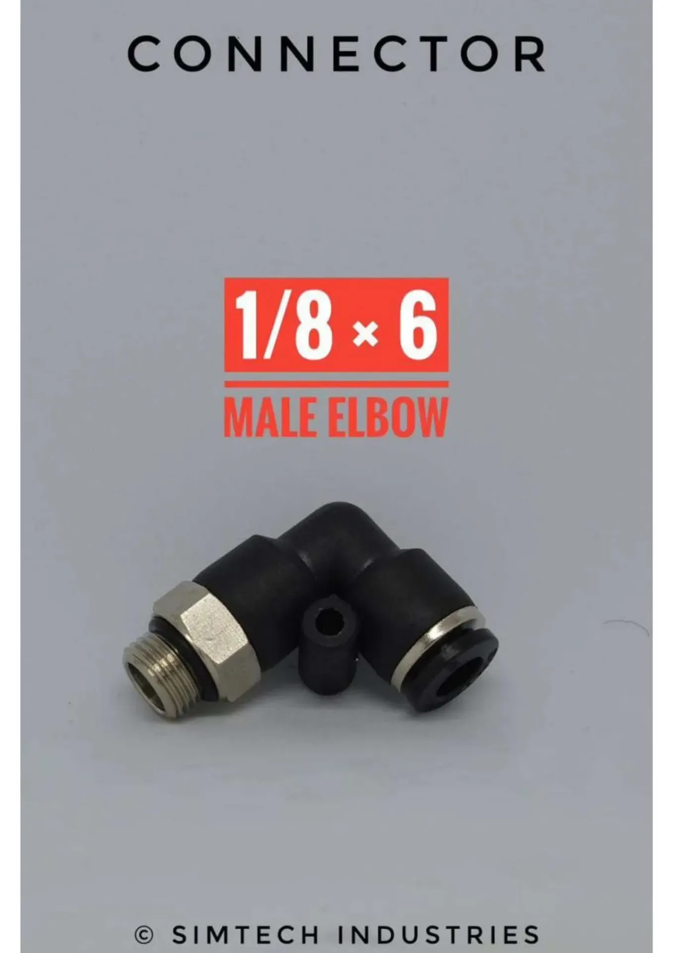 MALE ELBOW 1/8 X 6